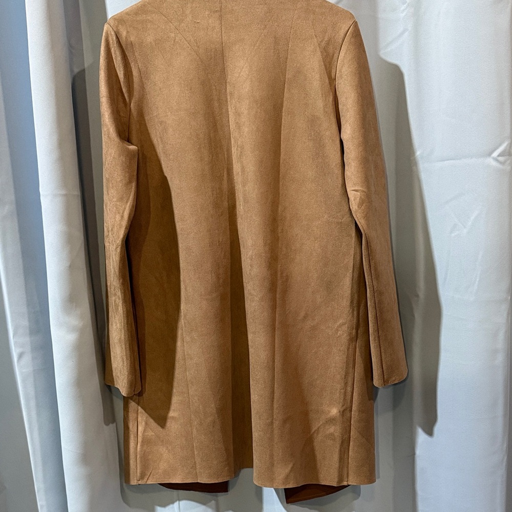 Active USA Brown Trench Coat - Picture 4 of 4